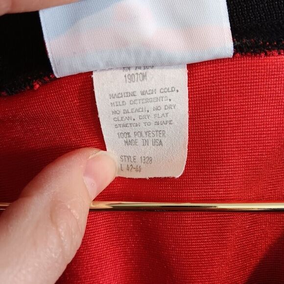 Teamwork Athletic Apparel Jersey Men's Large Red V-Neck Cardinals - Picture 4 of 6